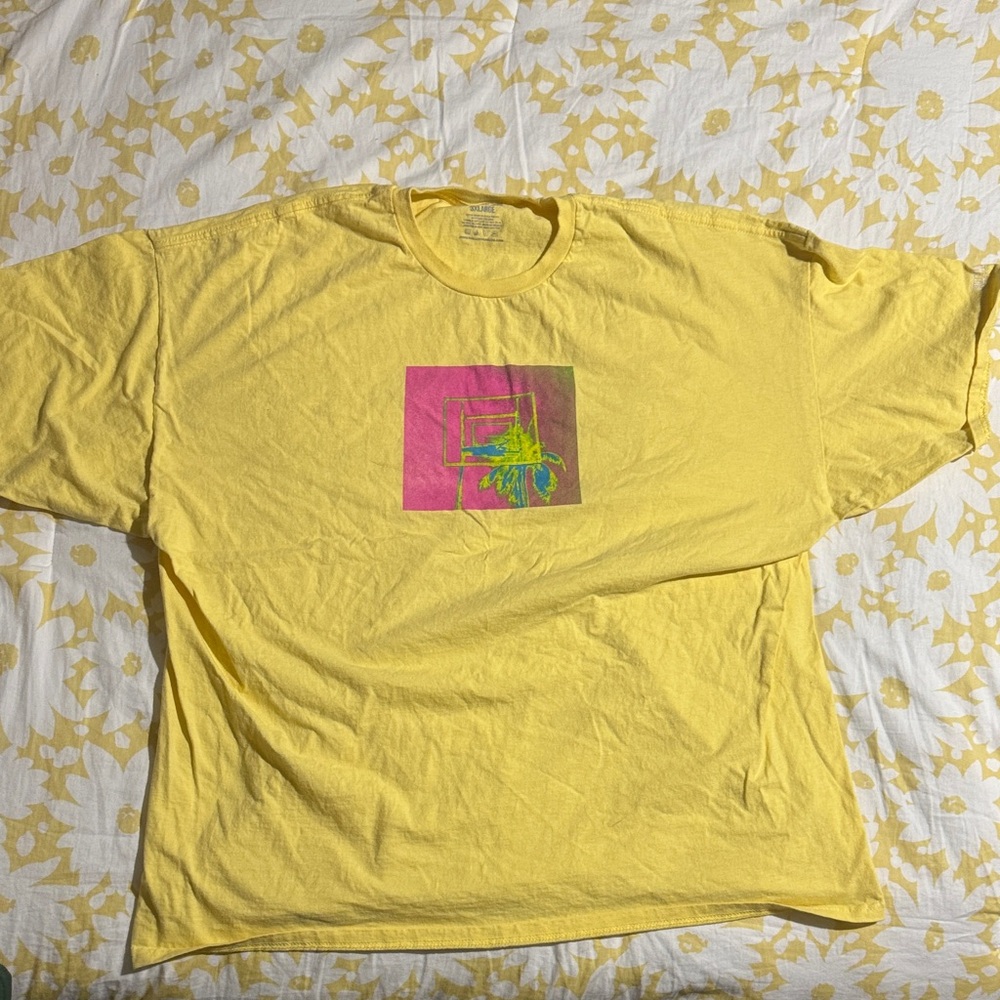 Yellow Graphic T-Shirt Hall of Frame